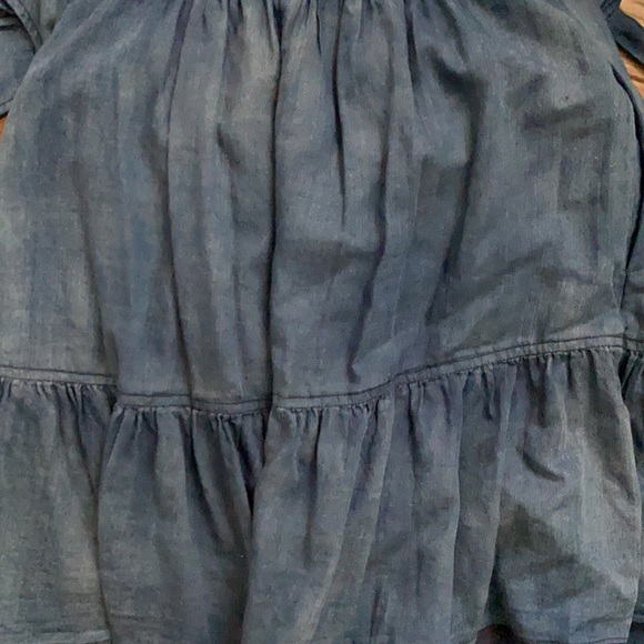 NWT Rebecca Taylor LA VIE TISSUE DENIM DRESS XS - Picture 5 of 8